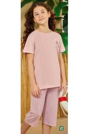 ELSİMA KIZ ÇOCUK PİJAMA TAKIMI - ELSİMA - PEMBE - 8 YAŞ - B3137-PEMBE-8 YAŞ