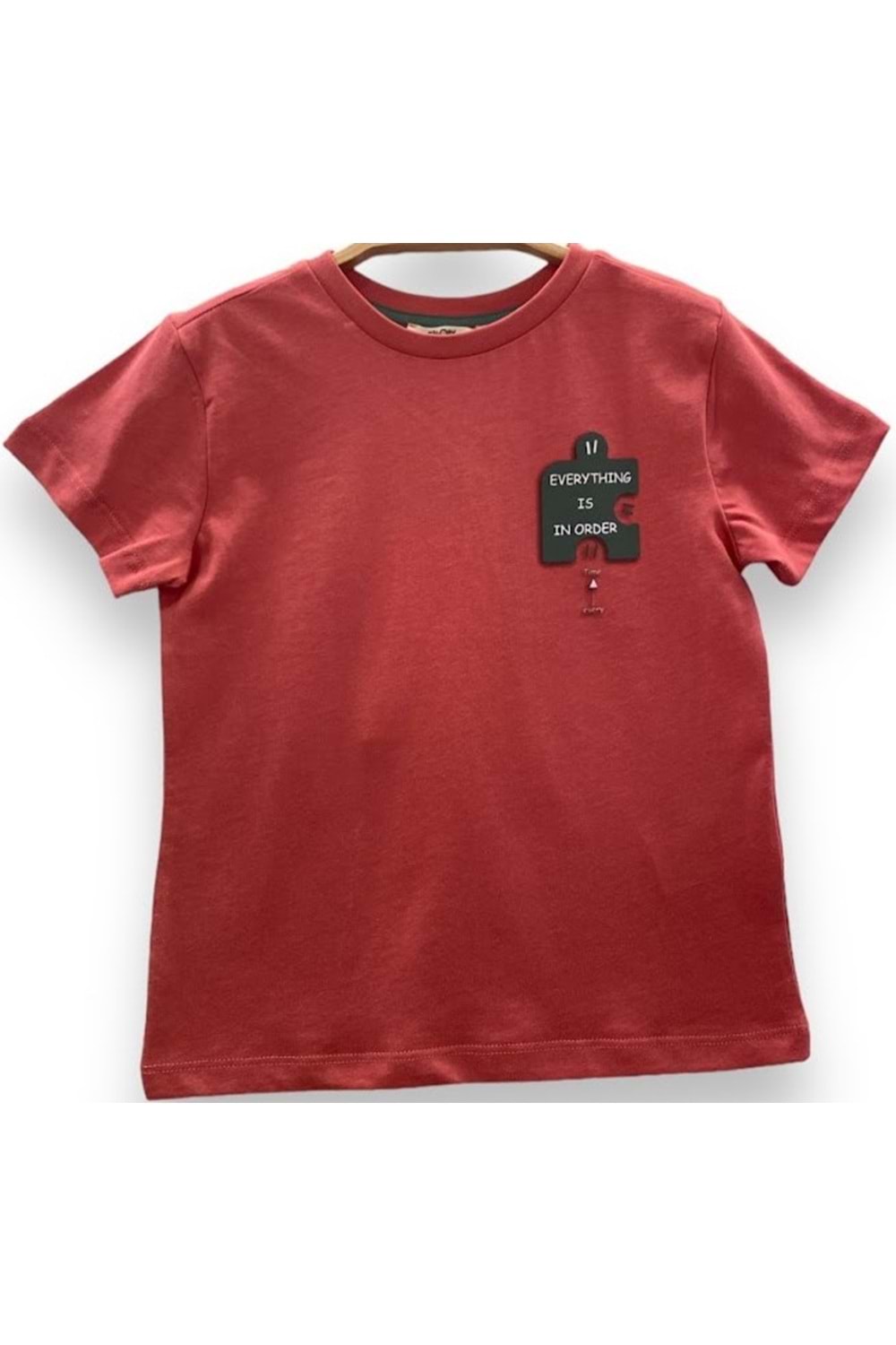 Çikoby Erkek çocuk tshrt - ÇİKOBY - KİREMİT - 7 YAŞ - CE30245-KİREMİT-7 YAŞ