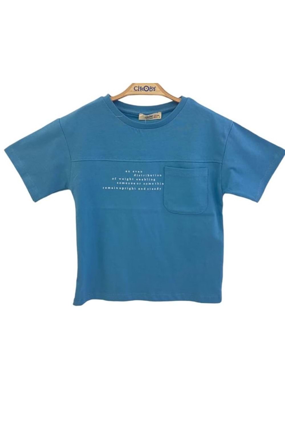 Çikoby Erkek çocuk tshrt - ÇİKOBY - MAVİ - 6 YAŞ - CE30269-MAVİ-6 YAŞ