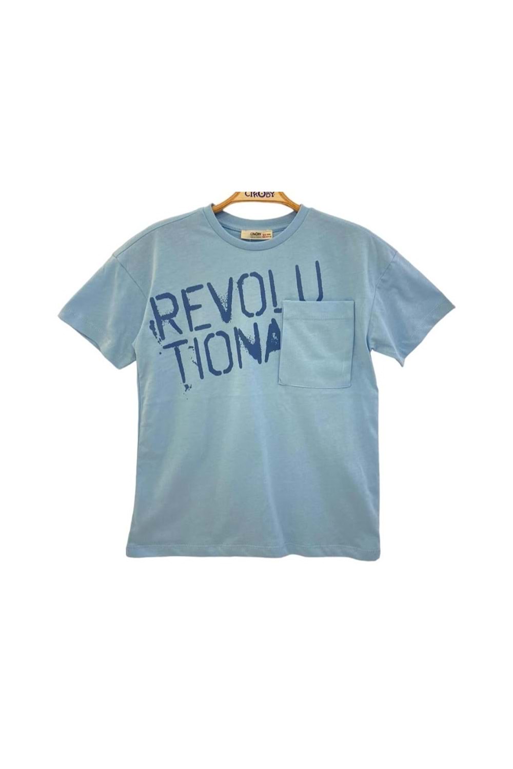 Çikoby Erkek Çocuk Tshirt - Çikobay - MAVİ - 8 YAŞ - CE30341-MAVİ-8 YAŞ