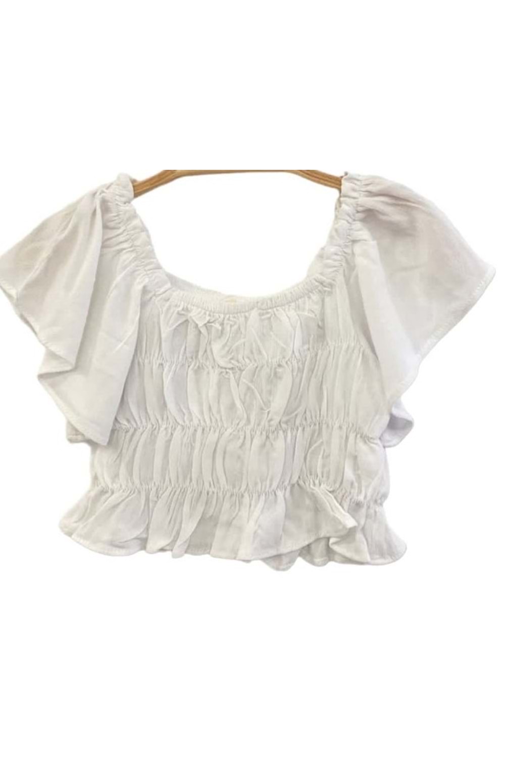 Çikoby Kız Çocuk Bluz - Çikobay - BEYAZ - 6 YAŞ - CE30485-BEYAZ-6 YAŞ